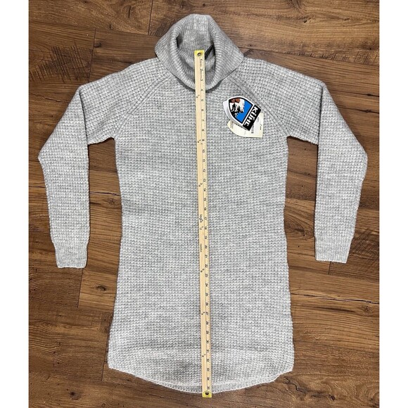 Kuhl Sienna Sweater Womens Small Knit Pullover Ribbed Cowl Neck Ash Gray - Picture 4 of 16